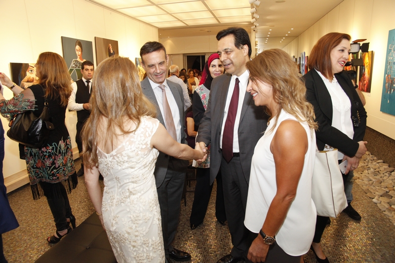 Opening of Nina Taher's Solo Exhibition 'Woman'